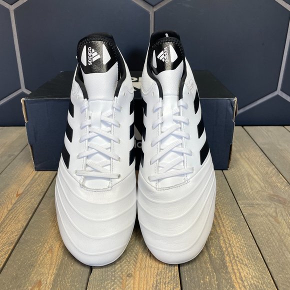 New W/ Box! Mens Adidas Copa 18.3 FG White Black Football Cleats Size 10.5 - Picture 3 of 6